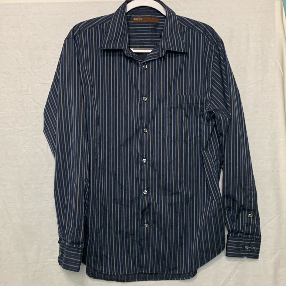 Perry Ellis men’s long sleeve button down great condition size large